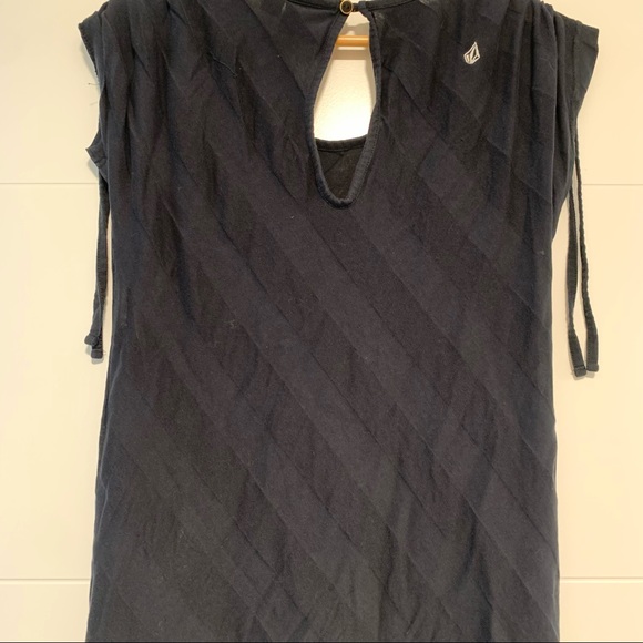 Volcom | Black Tee Shirt Tunic Dress Size Small - Picture 11 of 15